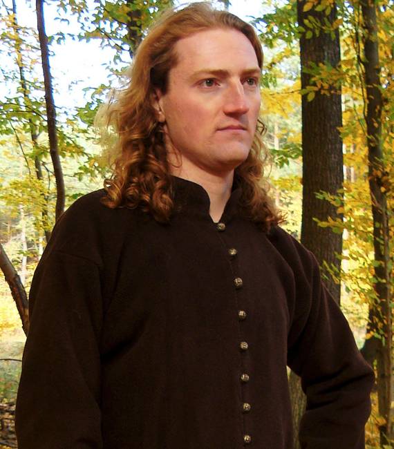 Viking Noble wool coat with a linen lining from Birka
